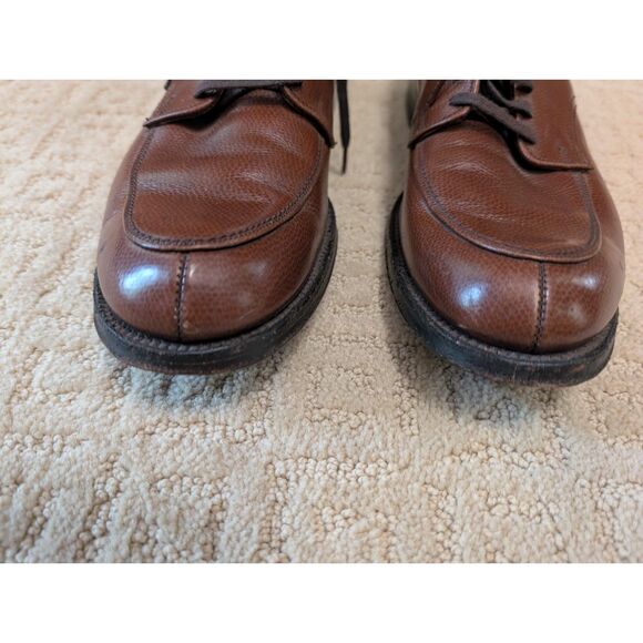 Alden Shoe Men 10.5 Brown Leather Split Toe Blucher Foot Balance Made in USA main image 6